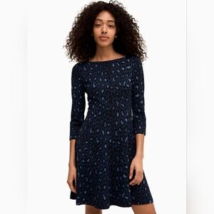 Kate Spade Leopard Ponte Dress
